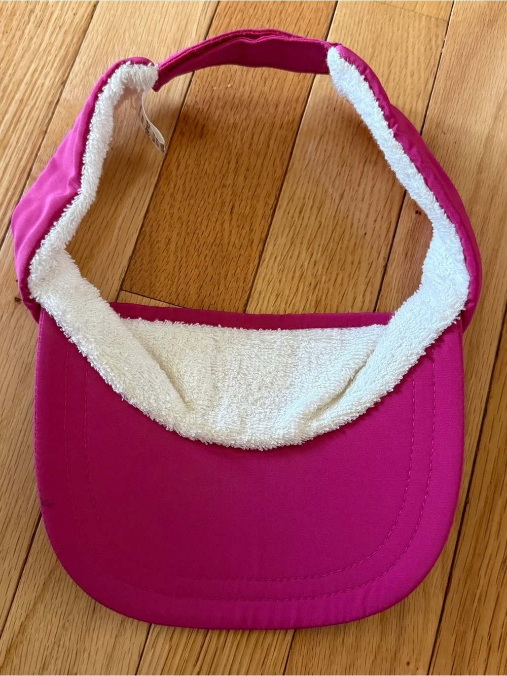 Chanel Pink Logo Visor